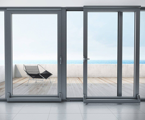 Hollow aluminum partition doors and Windows factory