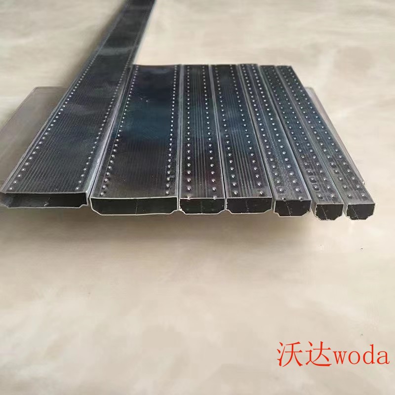 Aluminum spacer bar, hollow aluminum bar