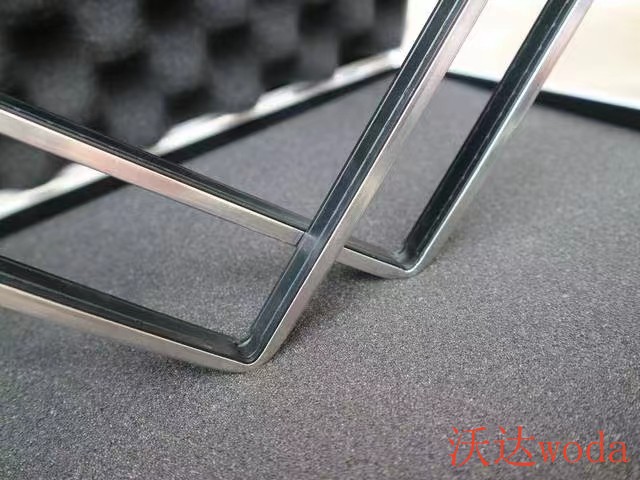 Aluminum spacer bar, hollow aluminum bar