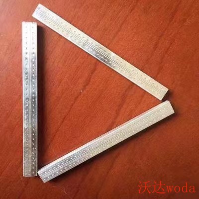 Aluminum spacer bar, hollow aluminum bar